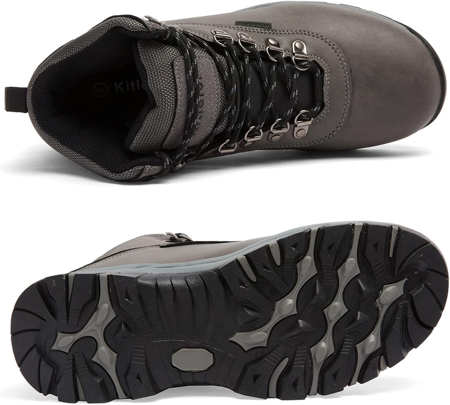 Mens Waterproof Hiking Boots Lightweight Outdoor Work Boots Hiking Shoes